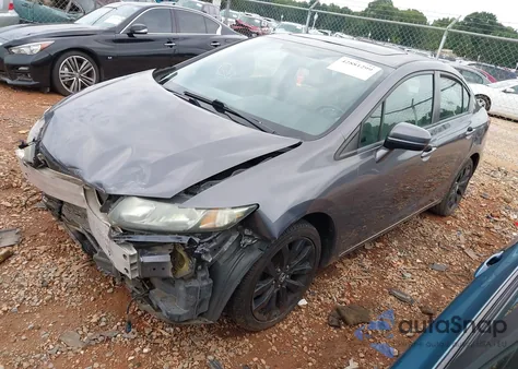 2015 Honda Civic Ex-L from USA, damaged, VIN 2HGFB2F9XFH548874